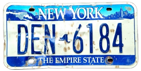 ROAD KILL - New York - tablica z USA