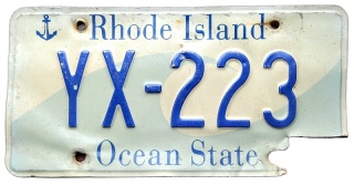 ROAD KILL - Rhode Island - tablica z USA