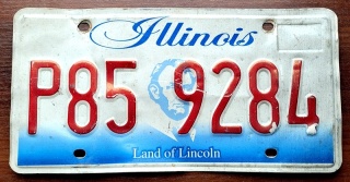 ROAD KILL - Illinois - tablica z USA