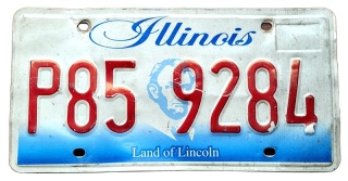 ROAD KILL - Illinois - tablica z USA