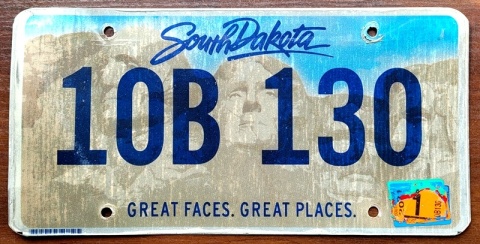 South Dakota 2021 - tablica z USA