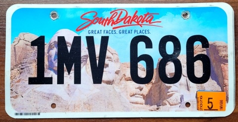 South Dakota 2026 - tablica z USA