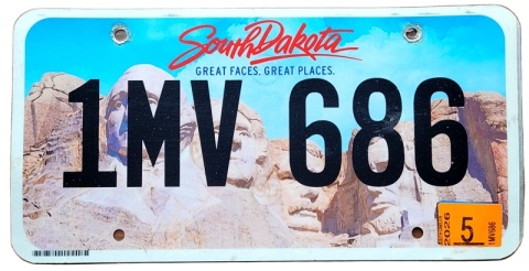 South Dakota 2026 - tablica z USA