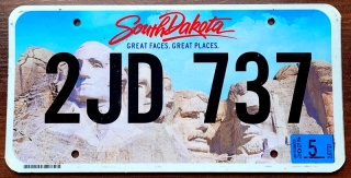 South Dakota 2025 - tablica z USA