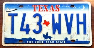 Texas - tablica z USA