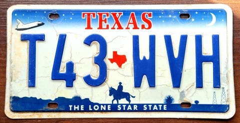Texas - tablica z USA
