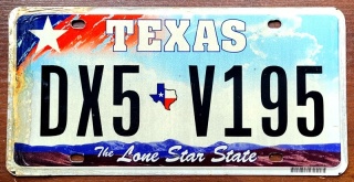Texas - tablica z USA
