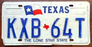 Texas - tablica z USA