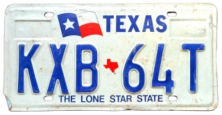 Texas - tablica z USA