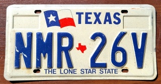 Texas - tablica z USA