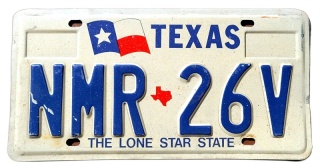 Texas - tablica z USA
