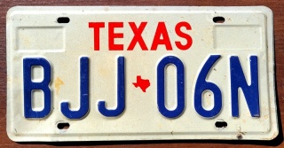 Texas - tablica z USA