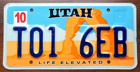 Utah - tablica z USA