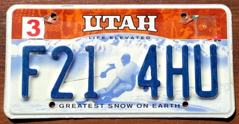 Utah - tablica z USA