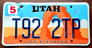 Utah - tablica z USA