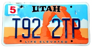 Utah - tablica z USA
