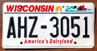 Wisconsin - tablica z USA