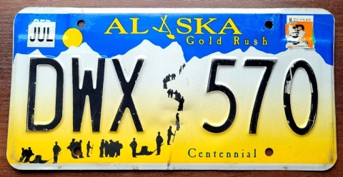 Alaska - tablica z USA