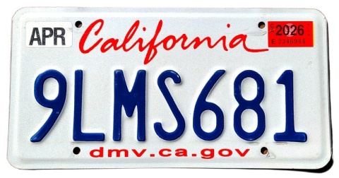 California 2026 - tblica z USA
