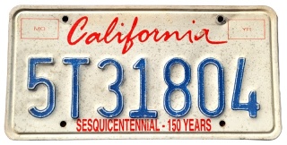 California - tablica z USA