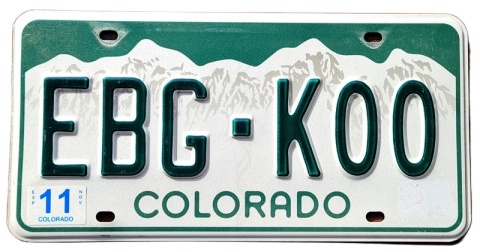 Colorado - tablica z USA