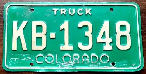 Colorado - tablica z USA