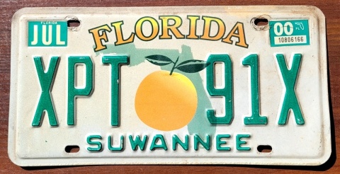 Florida 2000 - tablica z USA