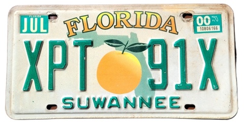 Florida 2000 - tablica z USA