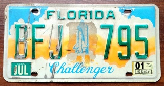 Florida 2001 - tablica z USA