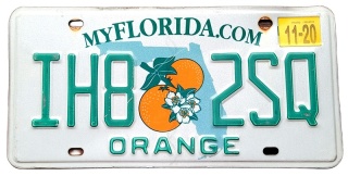 Florida 2020 - tablica z USA