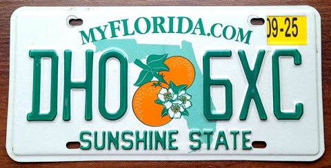 Florida 2025 - tablica z USA