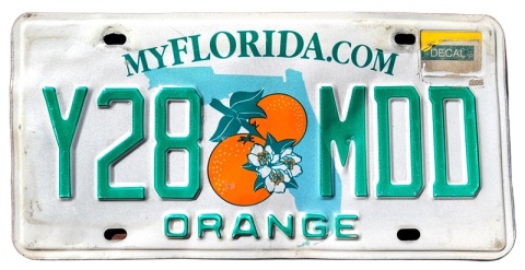 Florida - tablica z USA