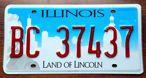 Illinois - tablica z USA