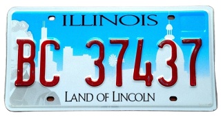 Illinois - tablica z USA