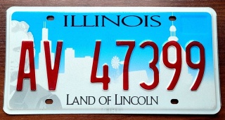 Illinois - tablica z USA