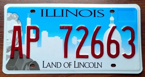 Illinois - tablica z USA