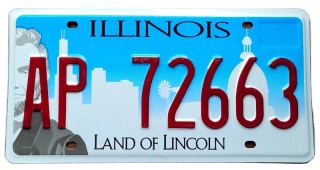 Illinois - tablica z USA