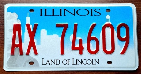 Illinois - tablica z USA