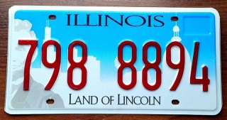 Illinois - tablica z USA
