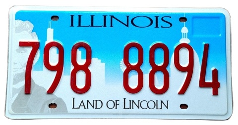 Illinois - tablica z USA