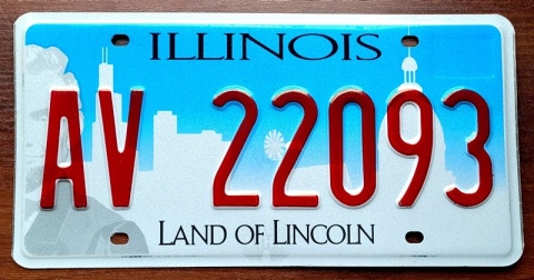 Illinois - tablica z USA