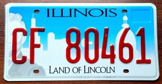Illinois - tablica z USA