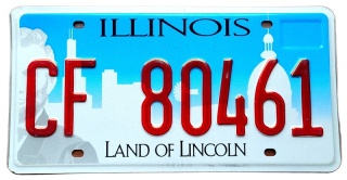 Illinois - tablica z USA