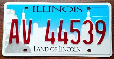 Illinois - tablica z USA