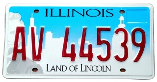Illinois - tablica z USA