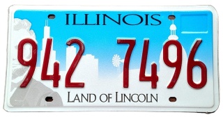 Illinois - tablica z USA