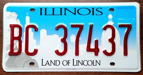 Illinois - tablica z USA