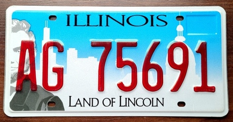 Illinois - tablica z USA