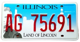 Illinois - tablica z USA