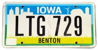 Iowa - tablica z USA